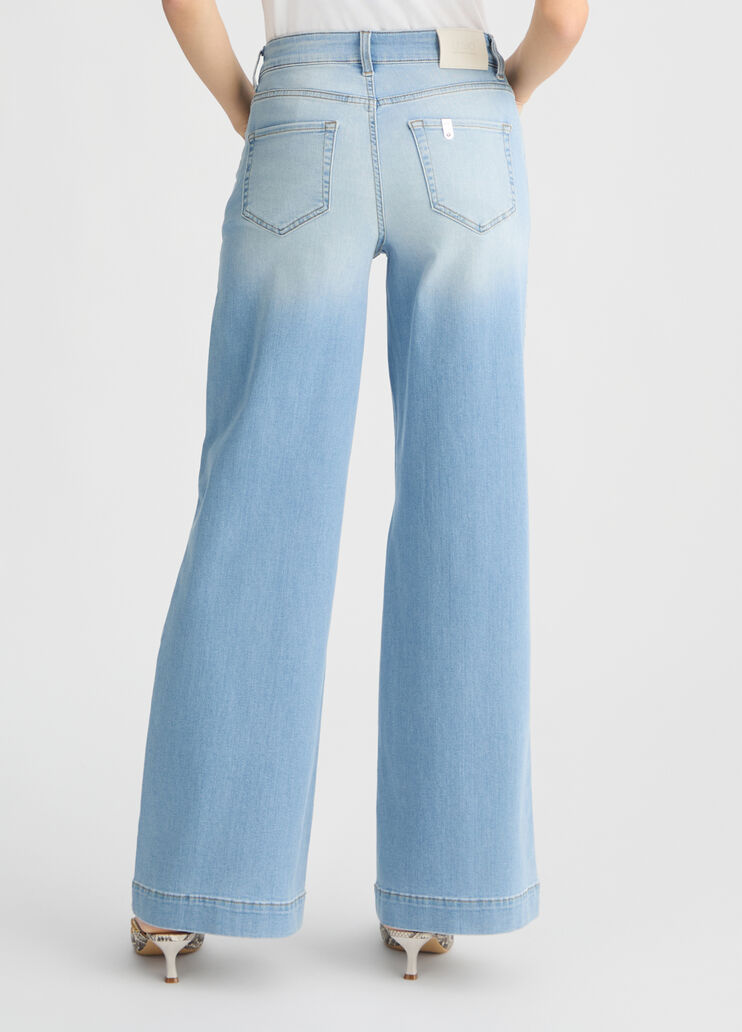 Flared jeans with studs light denim Liu Jo - large image number 1 Flared jeans with studs light denim Liu Jo - large image number 1
