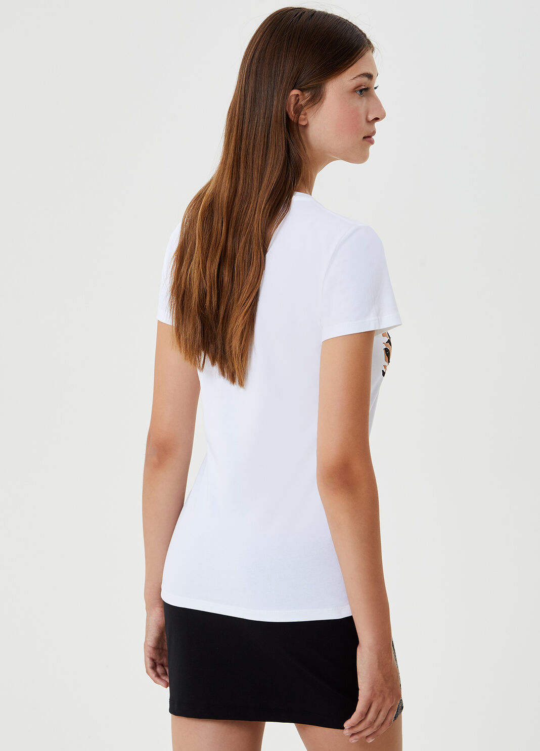 T-shirt with logo Black Liu Jo - large image number 1