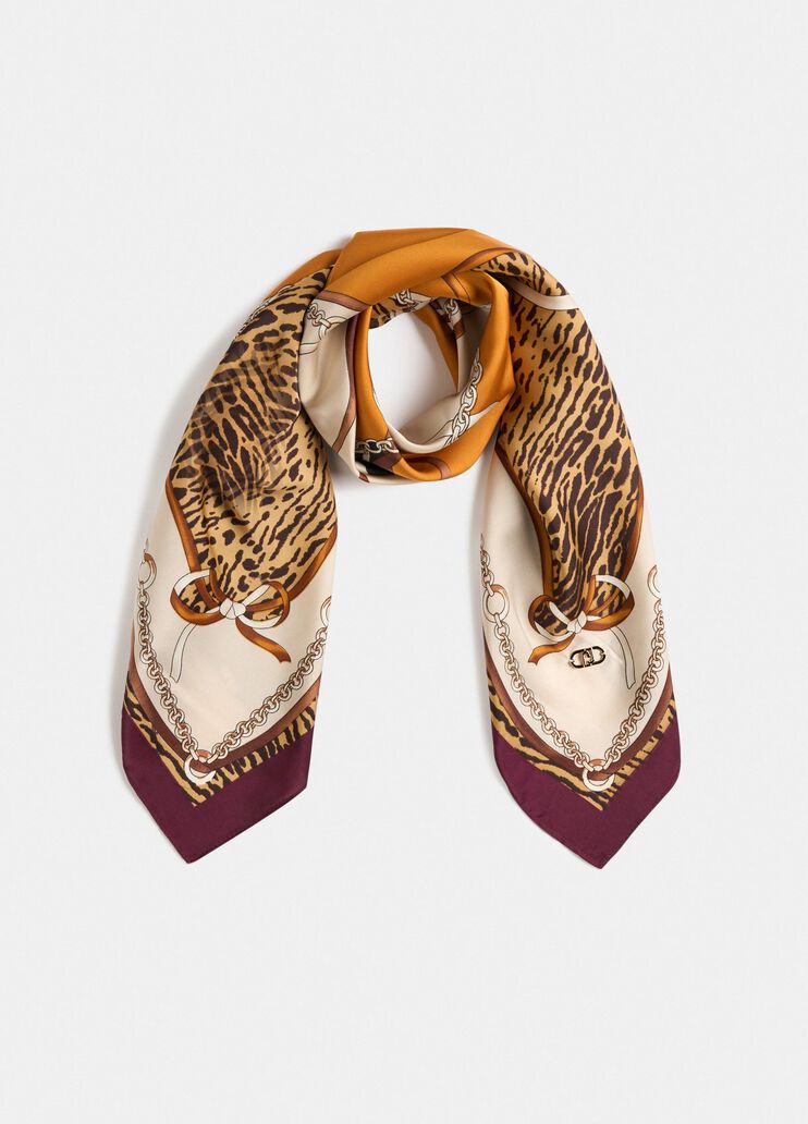Printed foulard natural Liu Jo - medium Printed foulard natural Liu Jo - medium