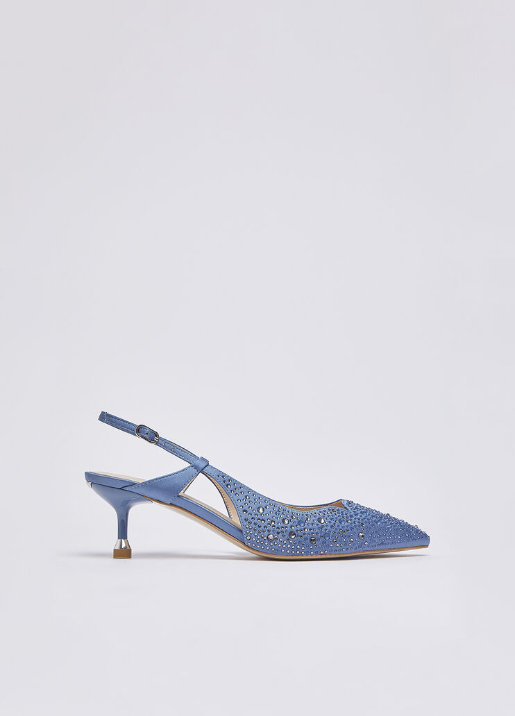 Slingback full strass azzurro Liu Jo - medium
