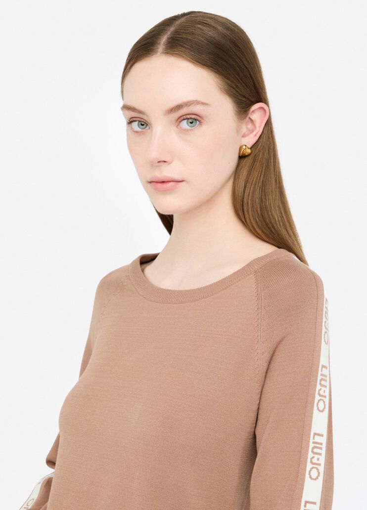 Vestido de punto chocolate Liu Jo - large image number 2 Vestido de punto chocolate Liu Jo - large image number 2