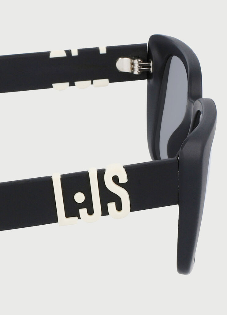 Rectangular sunglasses Matt black Liu Jo - large image number 2