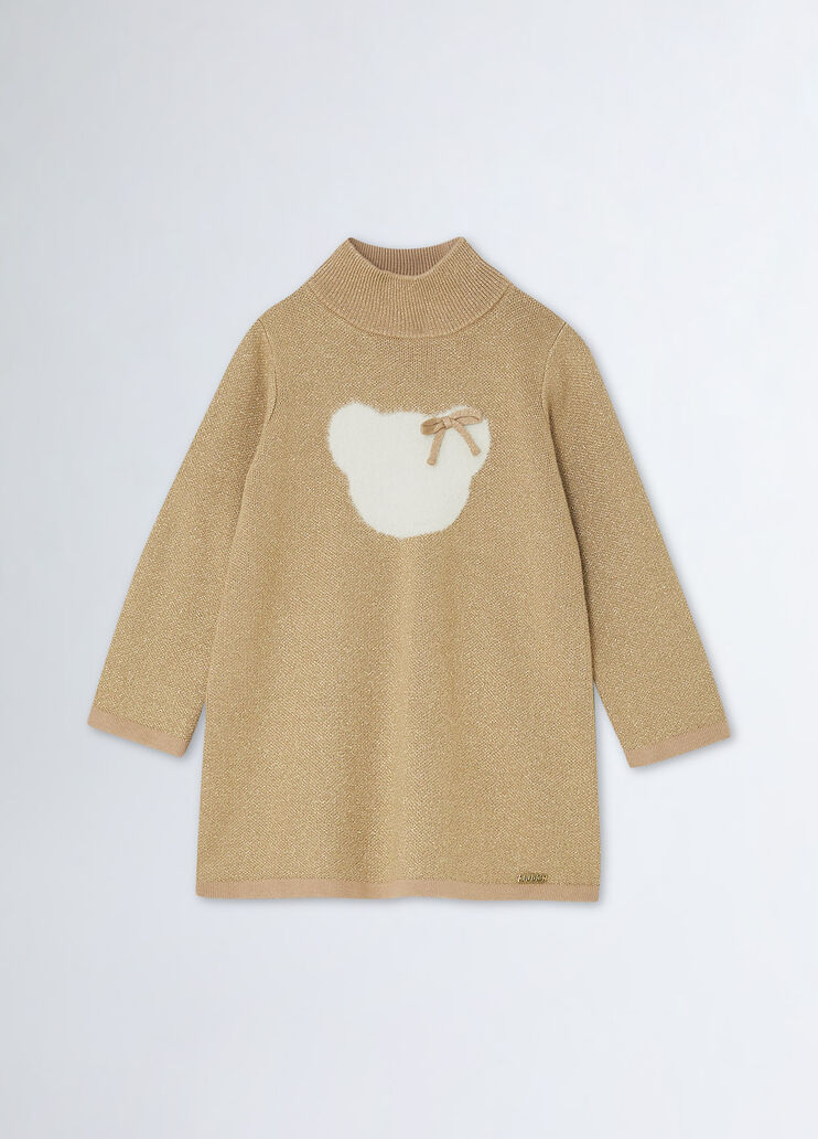 Vestido de punto de lurex® beige Liu Jo - medium Vestido de punto de lurex® beige Liu Jo - medium
