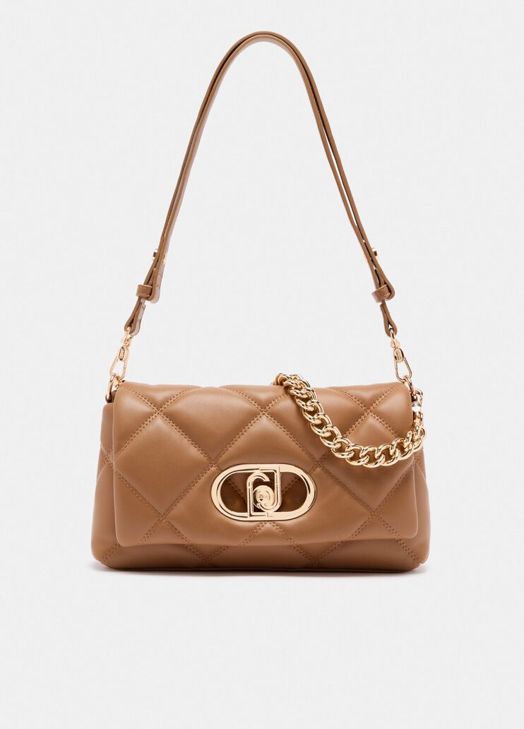 Bolso mediano LaPuffy guateado marrón Liu Jo - medium Bolso mediano LaPuffy guateado marrón Liu Jo - medium