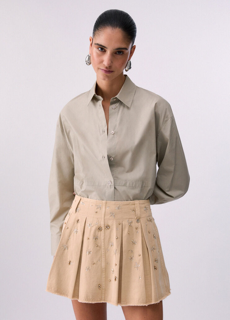 Poplin shirt grey Liu Jo - medium