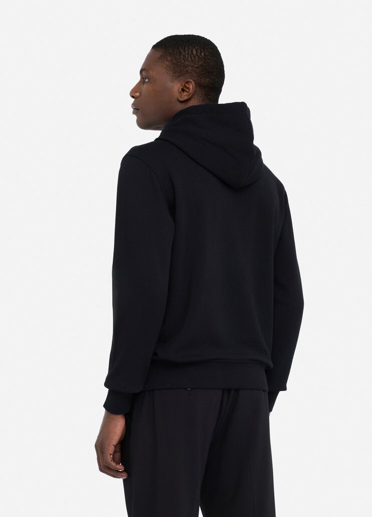 Hooded sweatshirt with logo black Liu Jo - large image number 1 Hooded sweatshirt with logo black Liu Jo - large image number 1