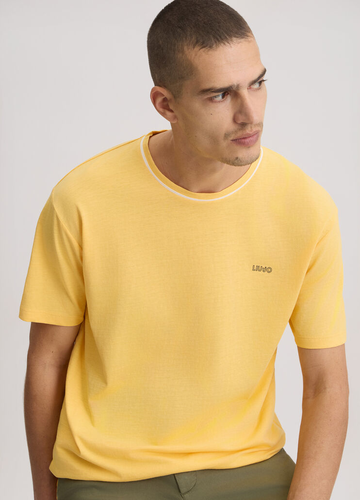 Yellow cotton T-shirt yellow Liu Jo - large image number 4 Yellow cotton T-shirt yellow Liu Jo - large image number 4