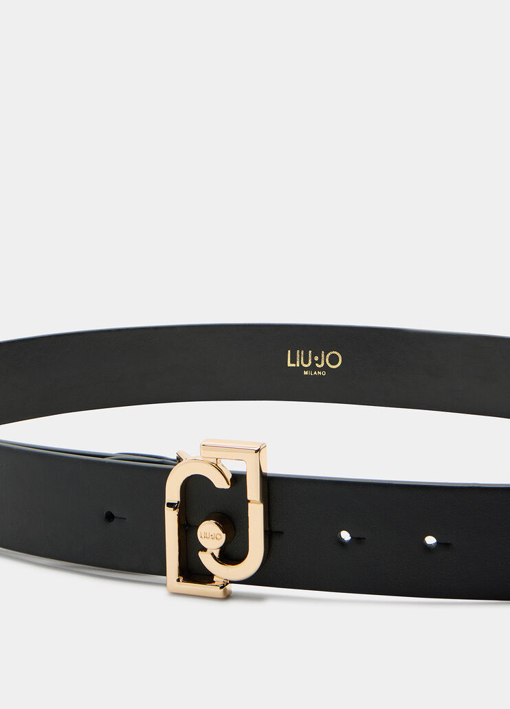 Belt with logo buckle black Liu Jo - large image number 3