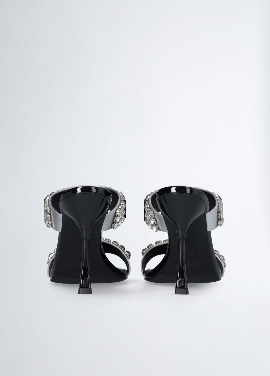 Jewel sandals with heel black Liu Jo - large image number 8