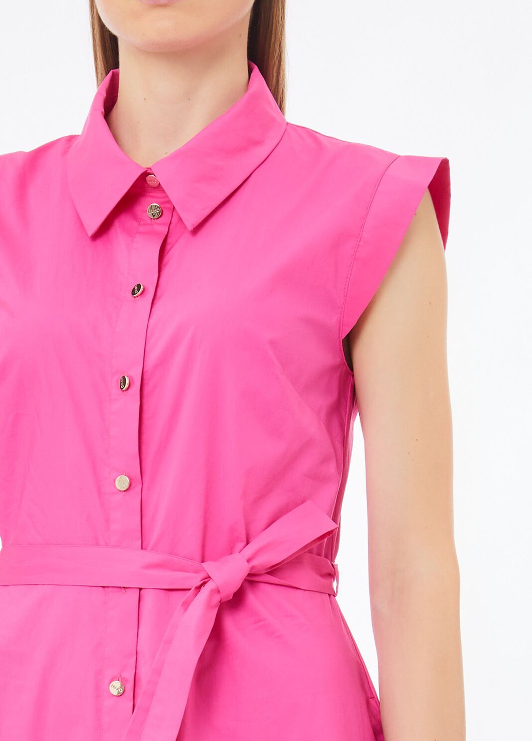 Poplin shirt dress pink Liu Jo - large image number 2
