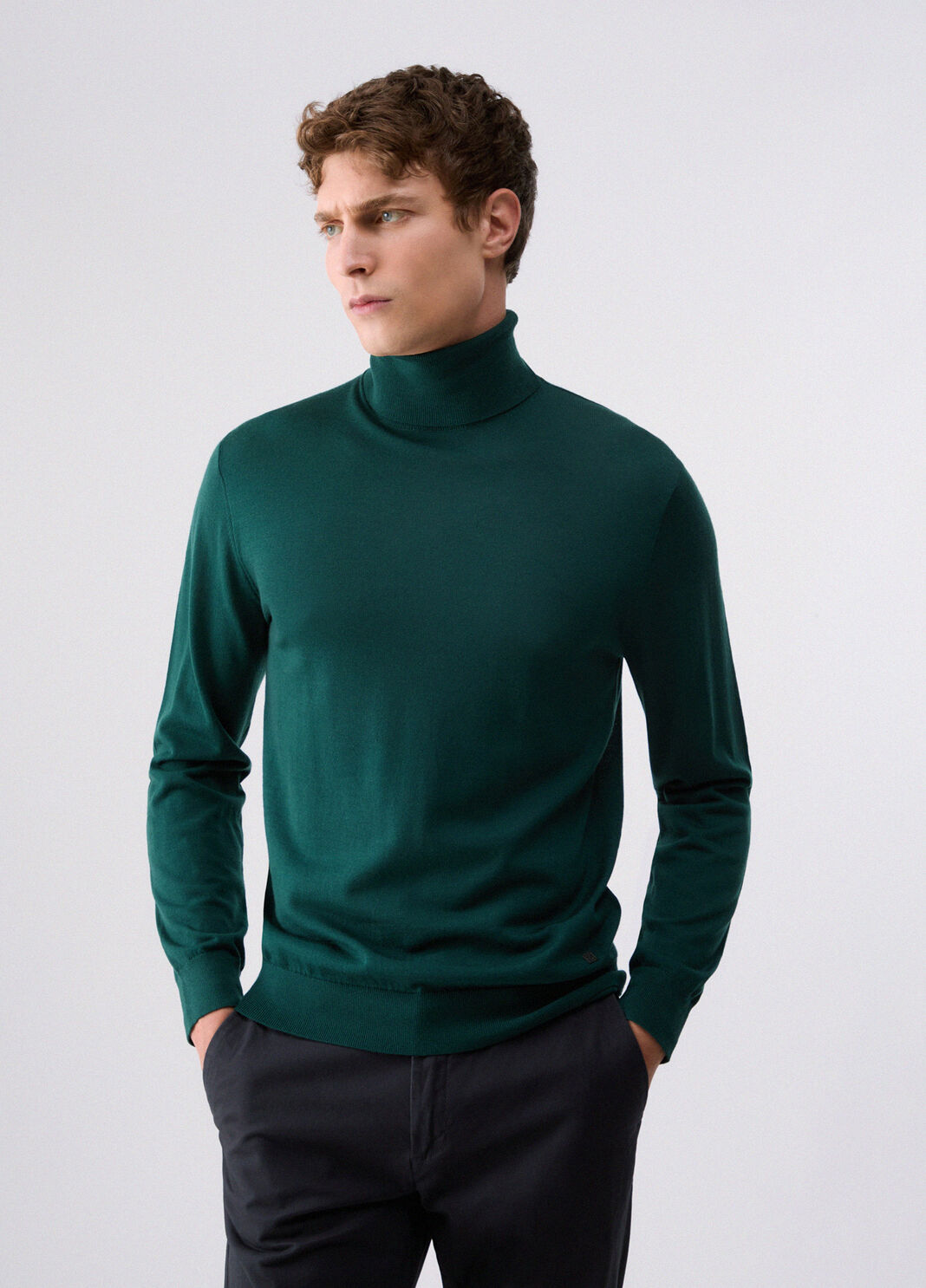 Merino Wool Turtleneck forest green Liu Jo - large image number 0