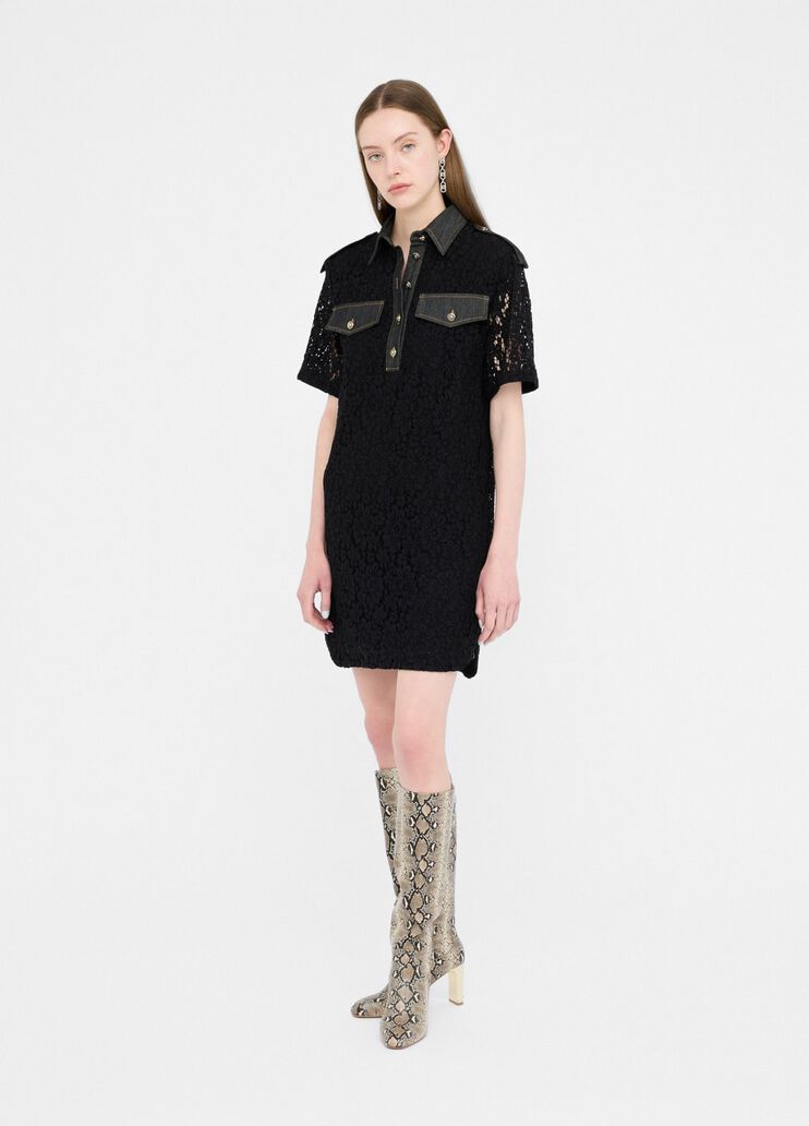 Lace dress black Liu Jo - large image number 5 Lace dress black Liu Jo - large image number 5