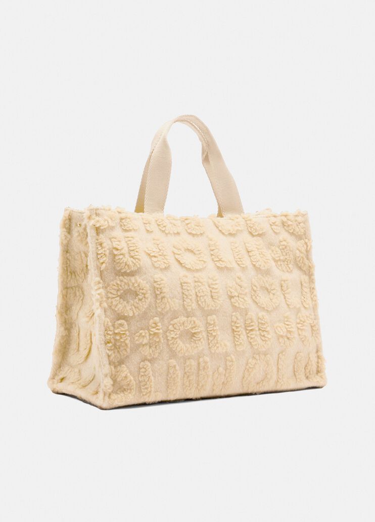Großer Shopper aus Wollgemisch Hafer Liu Jo - large image number 2 Großer Shopper aus Wollgemisch Hafer Liu Jo - large image number 2