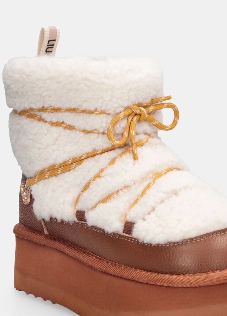 Schnürstiefelette Warm beige Liu Jo - large image number 6