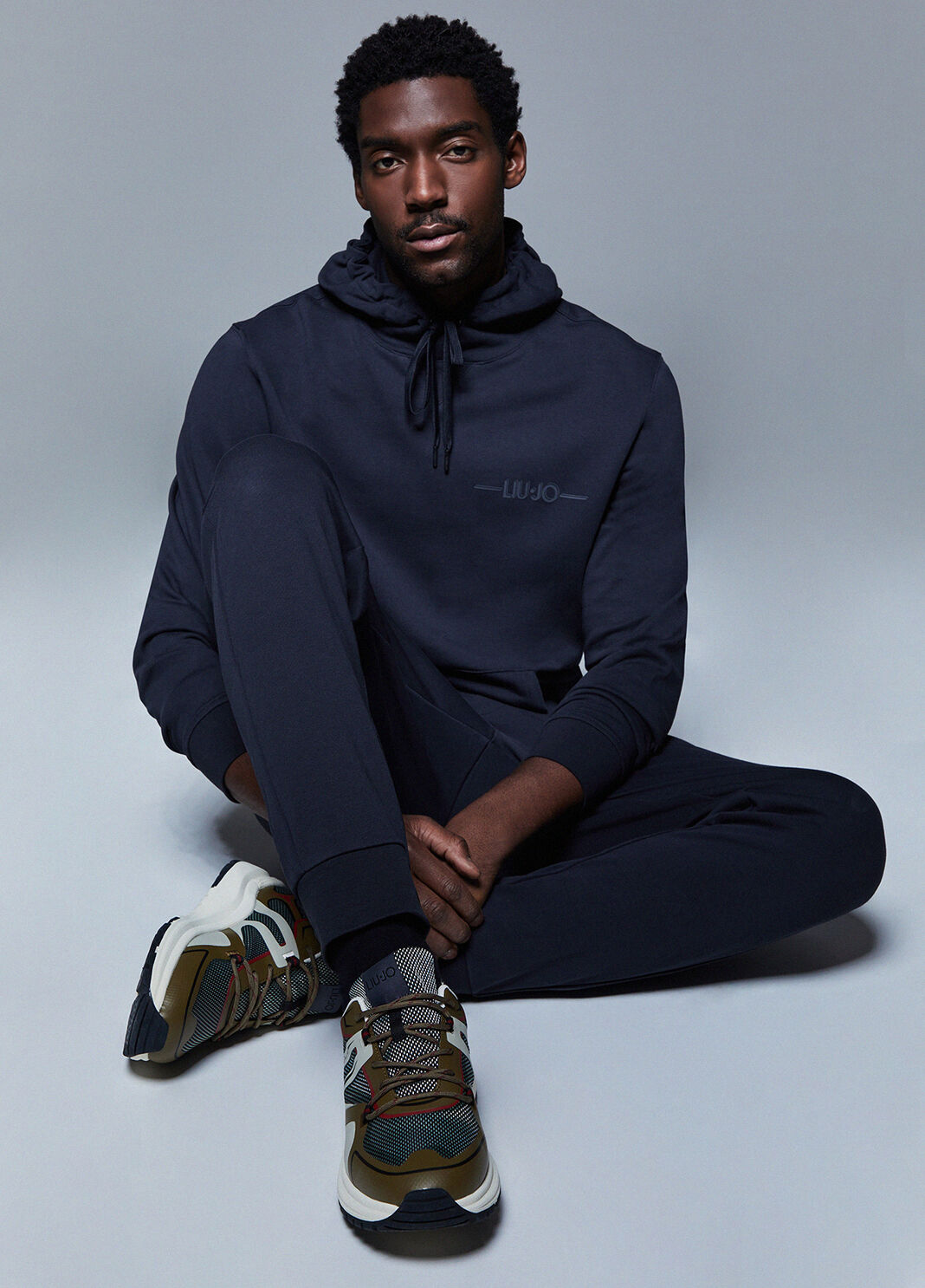 Kapuzensweatshirt Dunkelblau Liu Jo - large image number 2