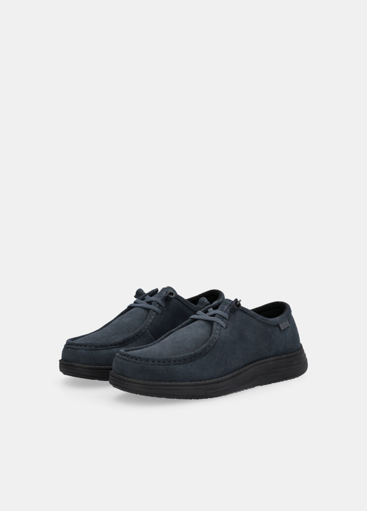 Loafer zum Schnüren aus Veloursleder Marineblau Liu Jo - medium Loafer zum Schnüren aus Veloursleder Marineblau Liu Jo - medium