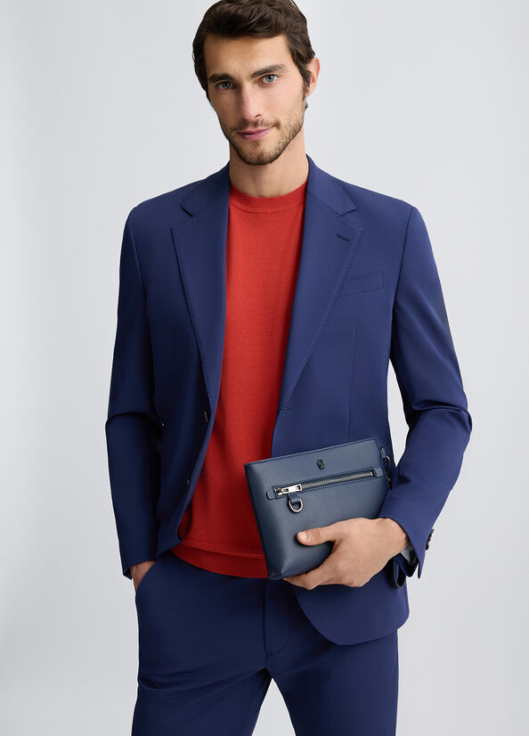 Men’s clutch bag dark blue Liu Jo - large image number 0