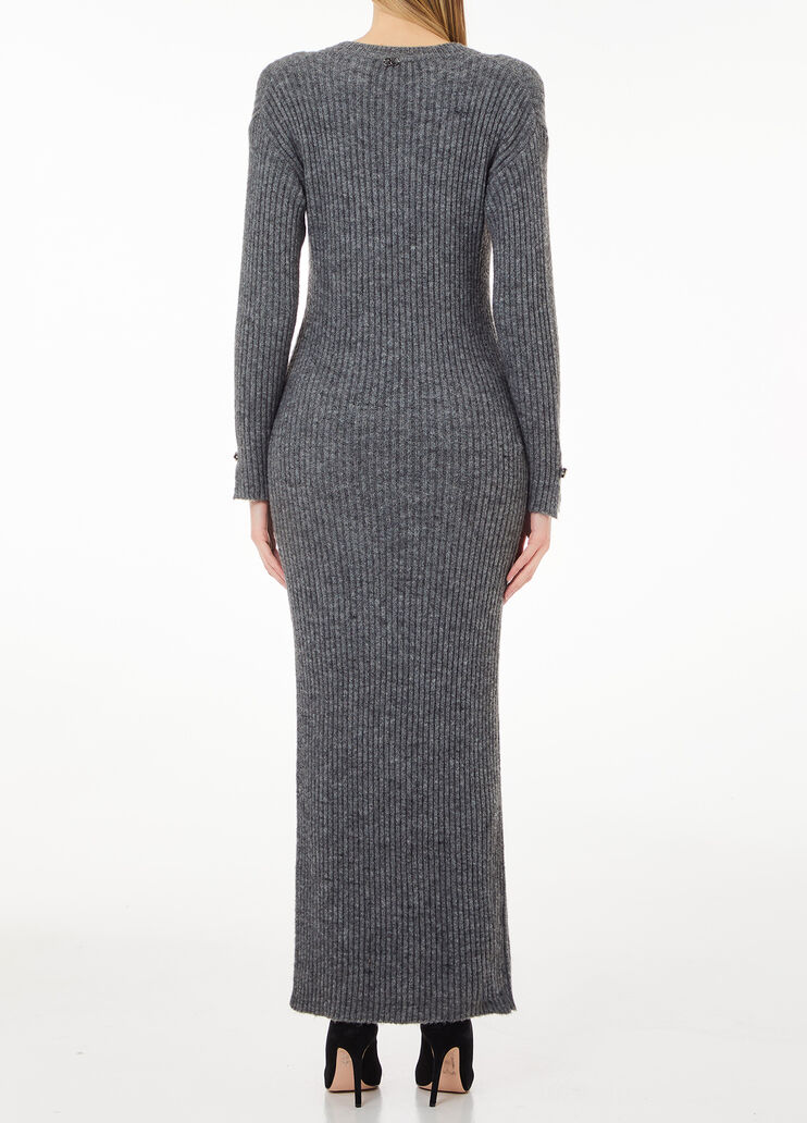 Rib-knit dress  grey Liu Jo - medium Rib-knit dress  grey Liu Jo - medium