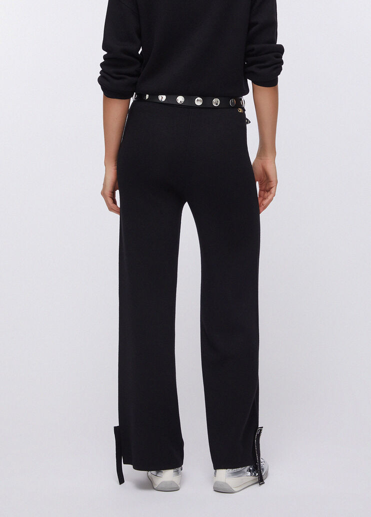 Pantaloni in maglia con perline nero Liu Jo - large image number 1