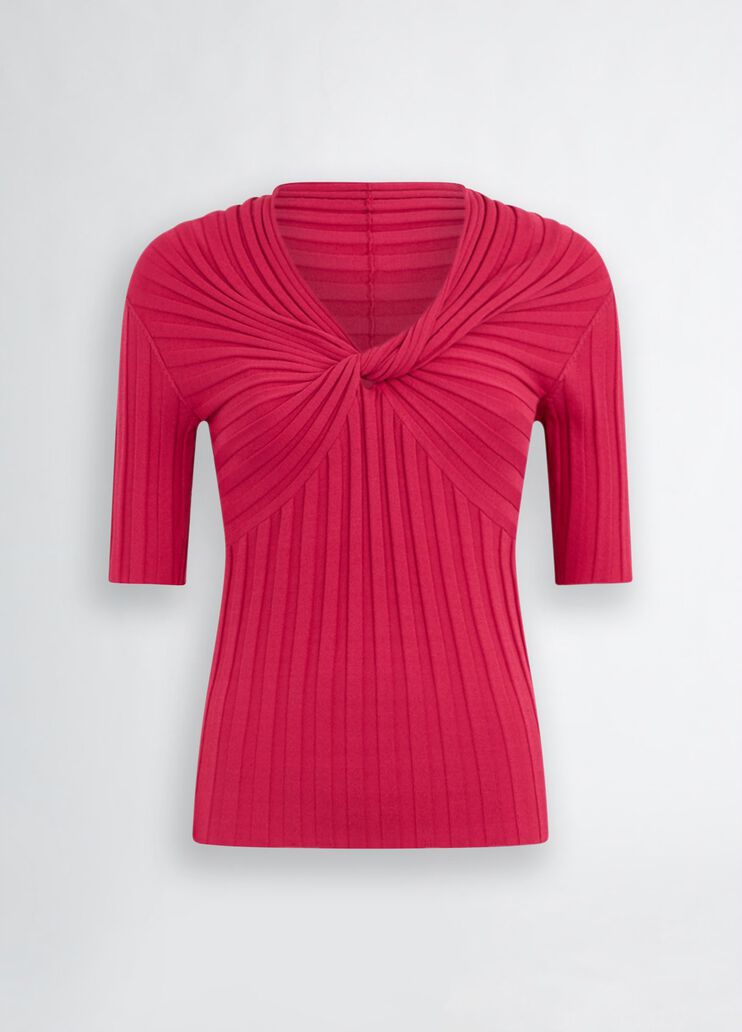 Knit top pink Liu Jo - large image number 6 Knit top pink Liu Jo - large image number 6