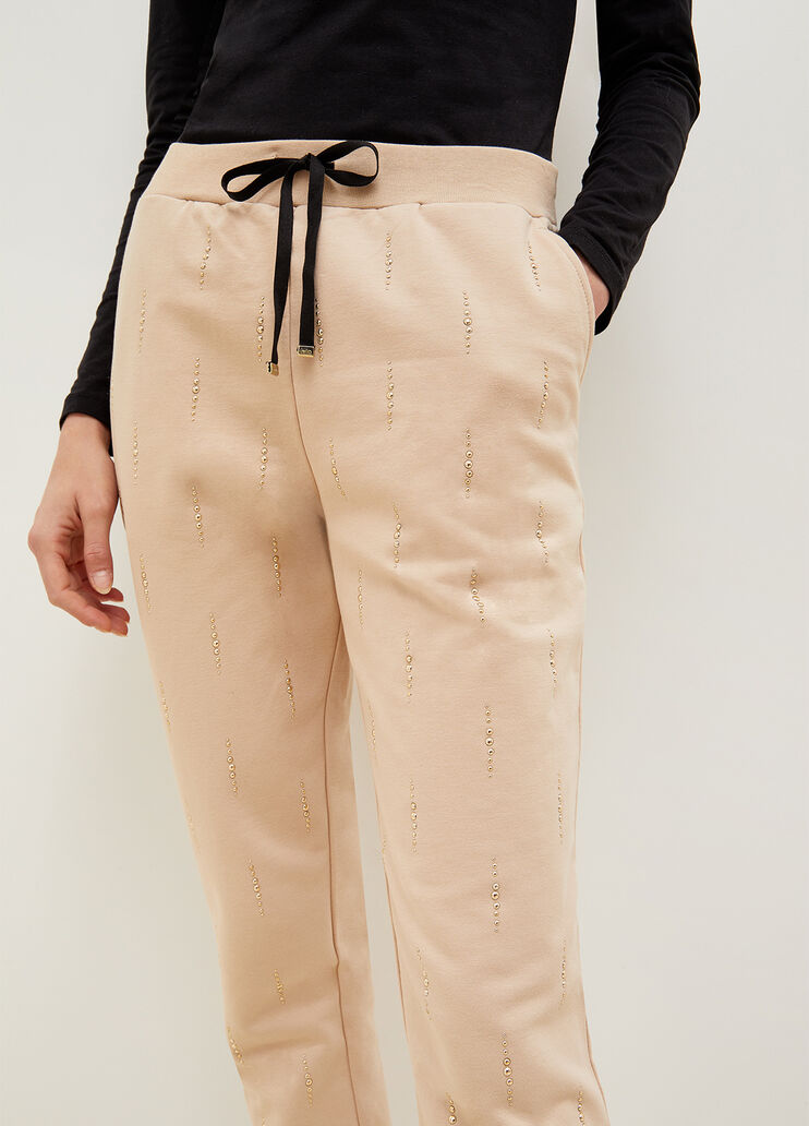 Studded jogging trousers grey Liu Jo - large image number 2 Studded jogging trousers grey Liu Jo - large image number 2