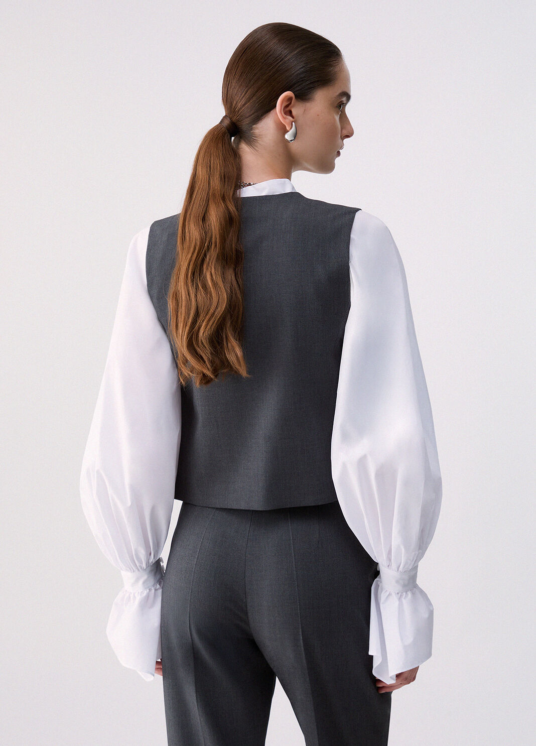 Flannel Waistcoat dark green Liu Jo - large image number 1