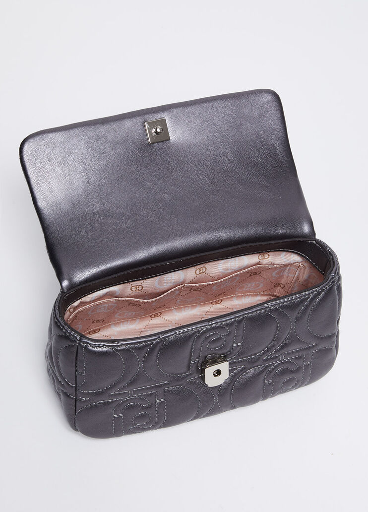 Mini-Matelassé-Schultertasche grau Liu Jo - large image number 5 Mini-Matelassé-Schultertasche grau Liu Jo - large image number 5