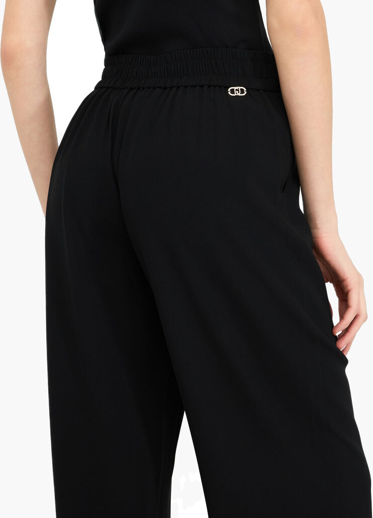 Cady crepe trousers black Liu Jo - large image number 2