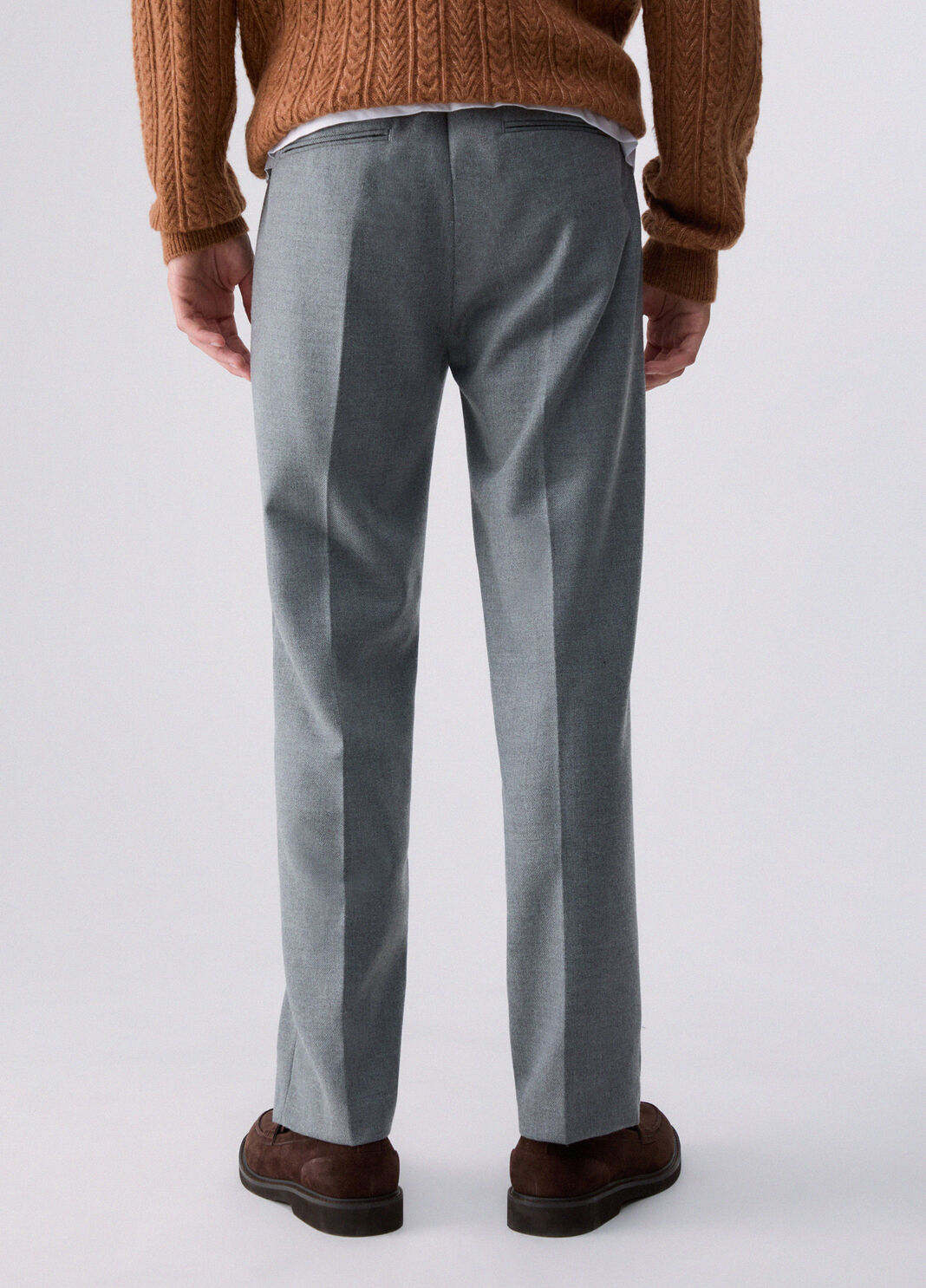 Chino trousers regular fit grey m&eacute;lange Liu Jo - large image number 1