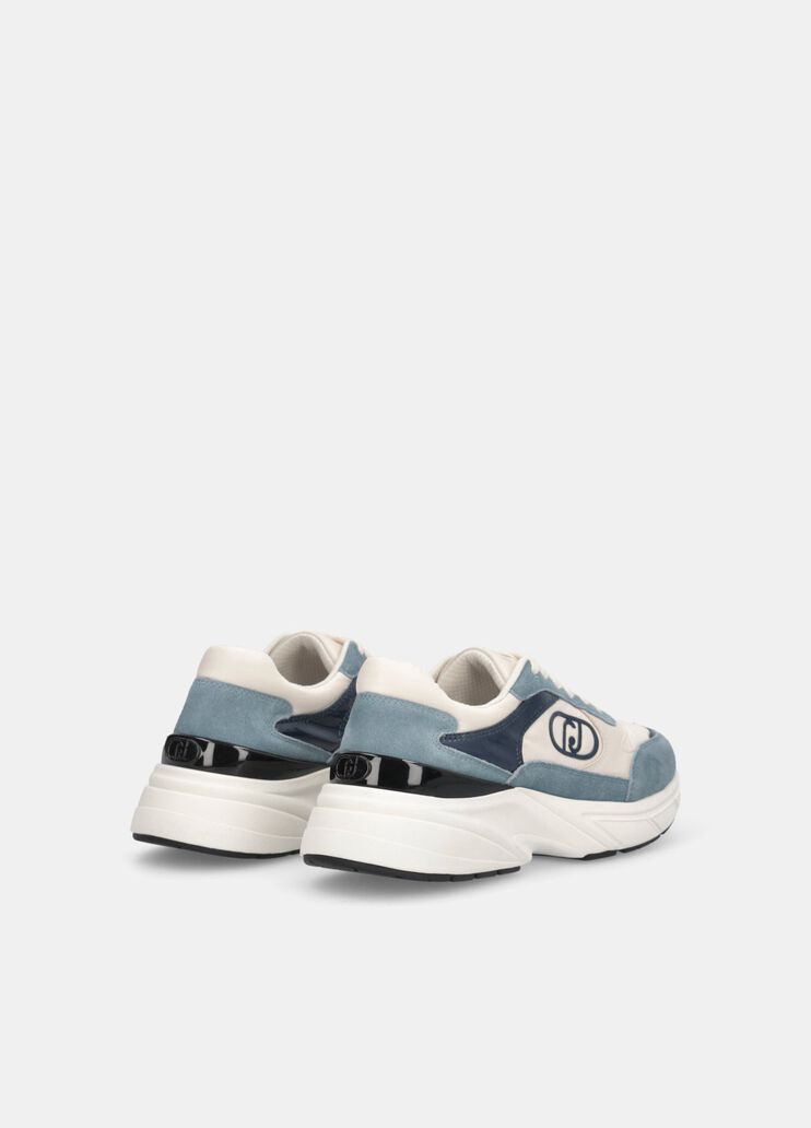 Suede and nylon sneakers beige Liu Jo - medium