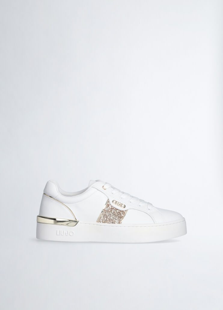 Sneakers with glitter detail white Liu Jo - medium Sneakers with glitter detail white Liu Jo - medium