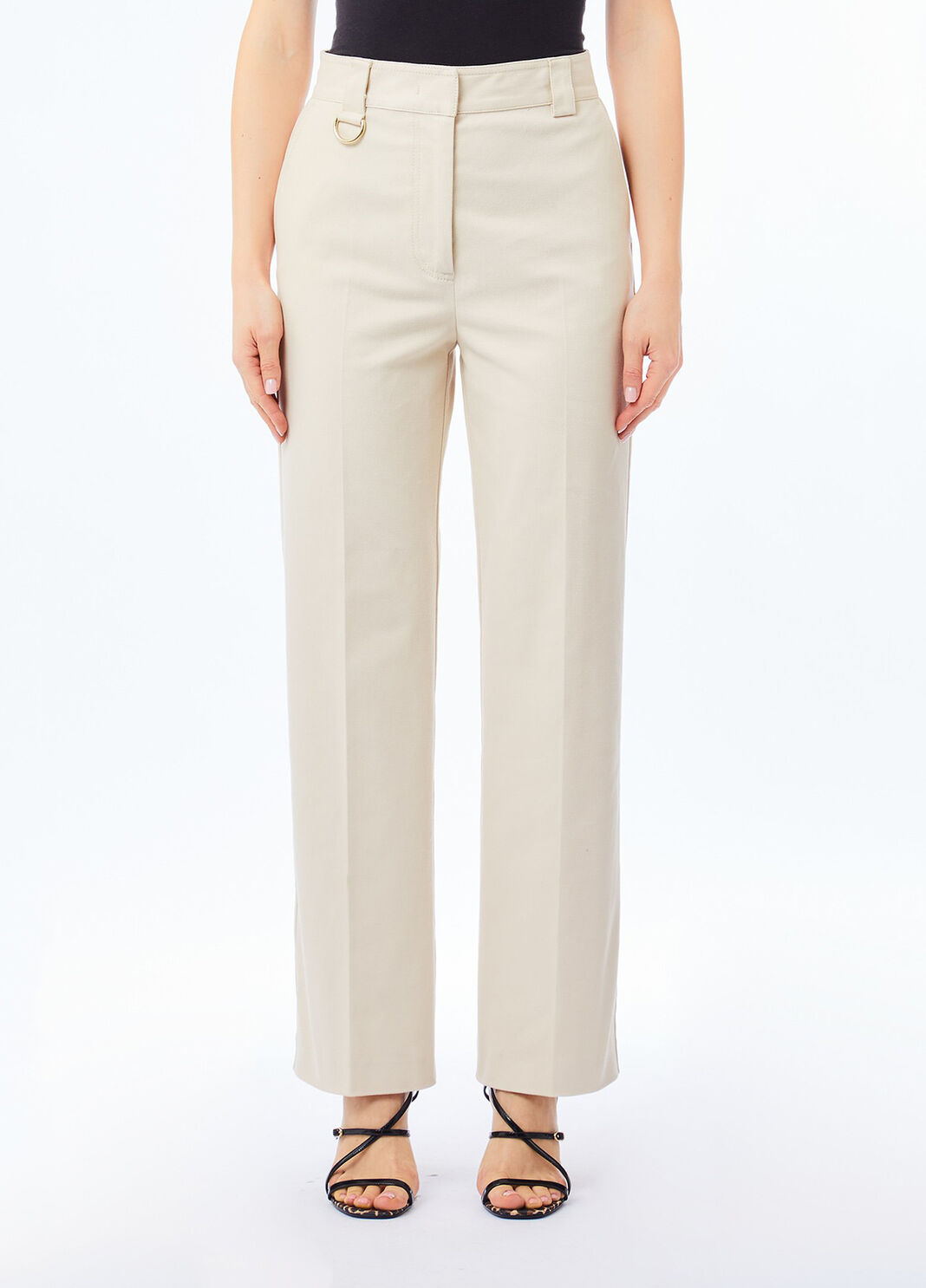 Cotton chino trousers white Liu Jo - large image number 0