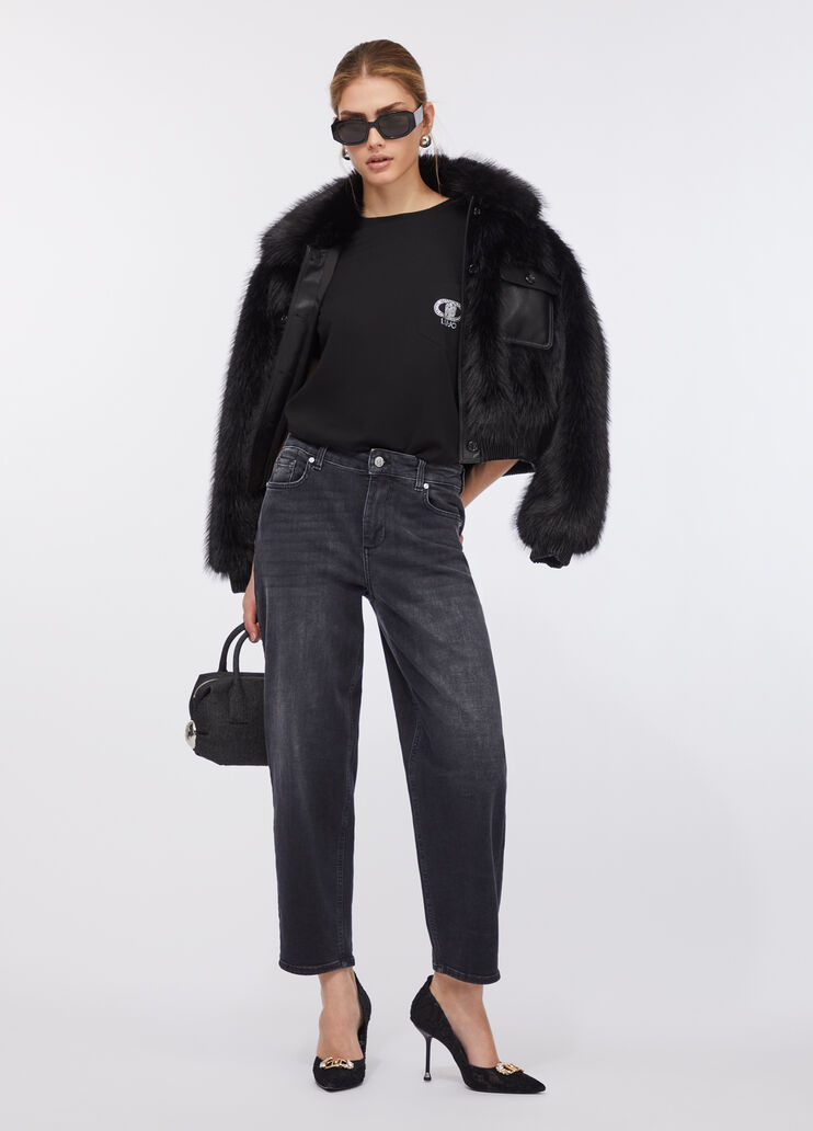 Carrot fit jeans black denim Liu Jo - medium