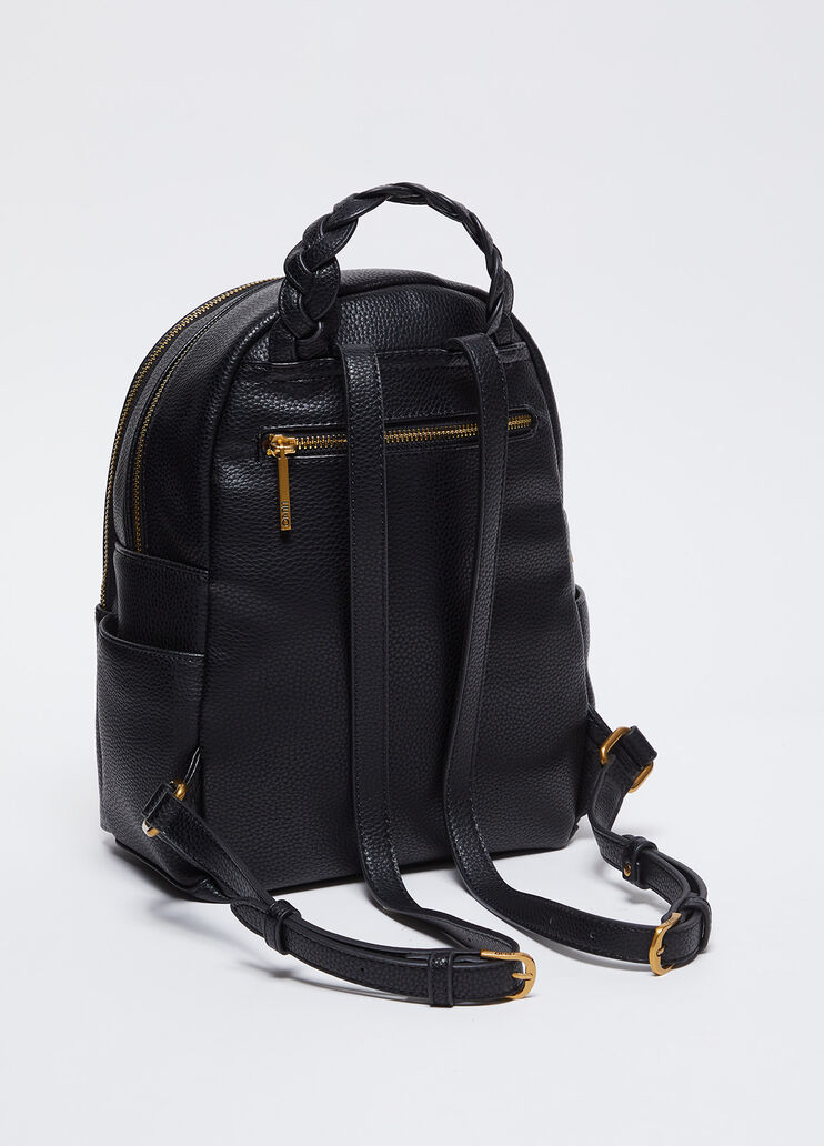 Backpack with woven handle black Liu Jo - large image number 2