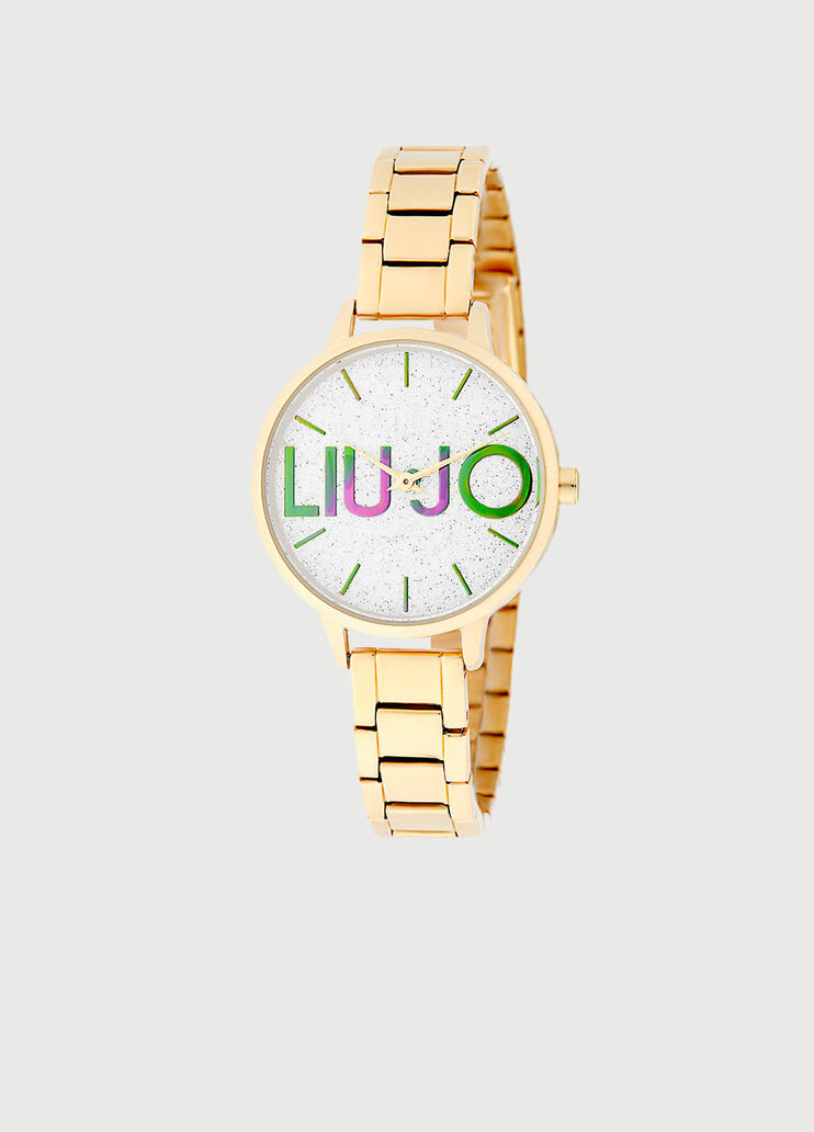 Montre avec logo multicolore Acier Liu Jo - large image number 0 Montre avec logo multicolore Acier Liu Jo - large image number 0