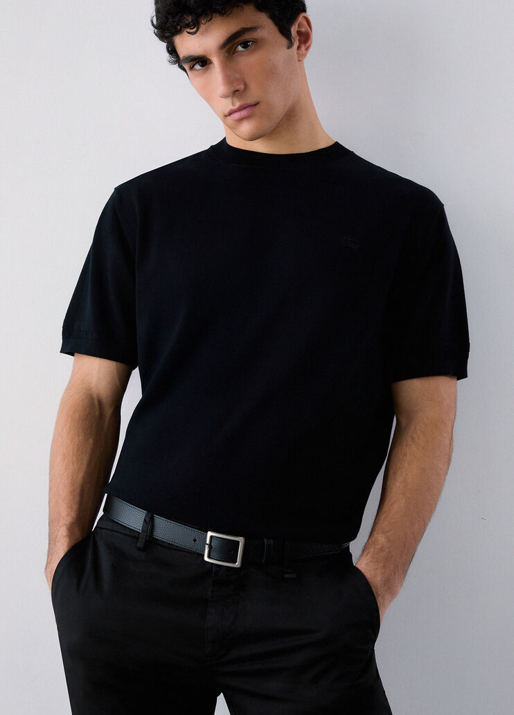 Lederg&uuml;rtel Schwarz Liu Jo - medium