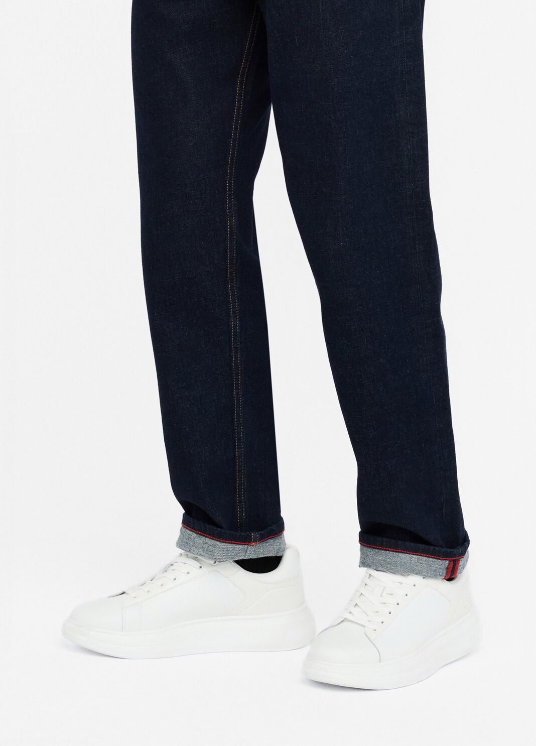 Leather platform sneakers white Liu Jo - large image number 0