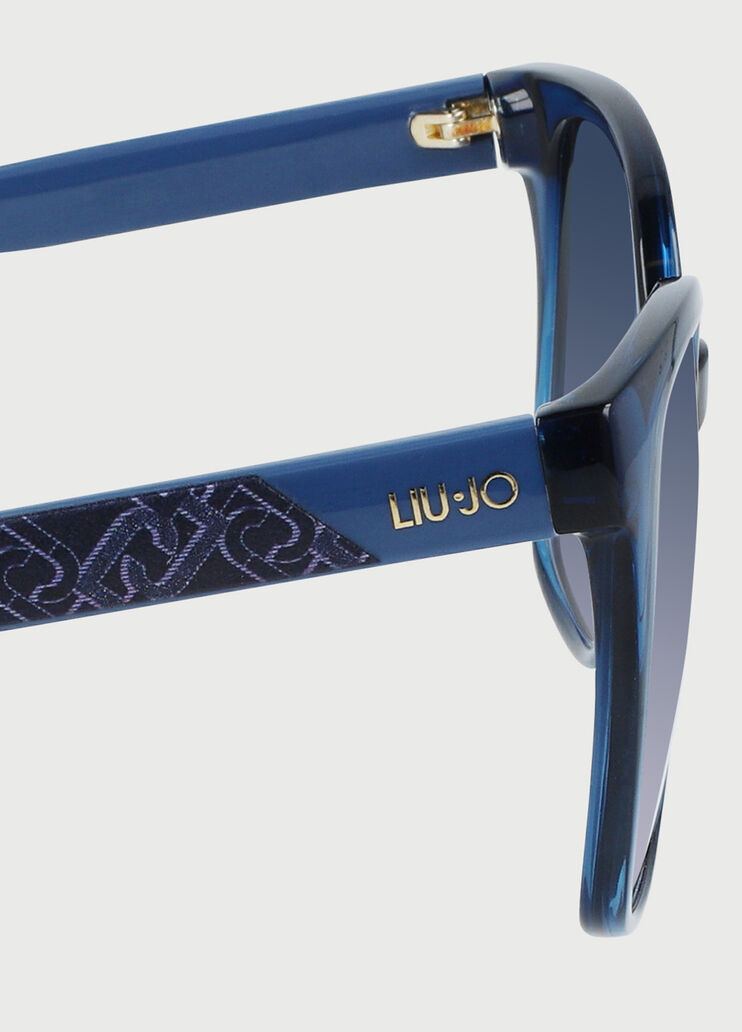 Sunglasses with logo Blue Liu Jo - large image number 2