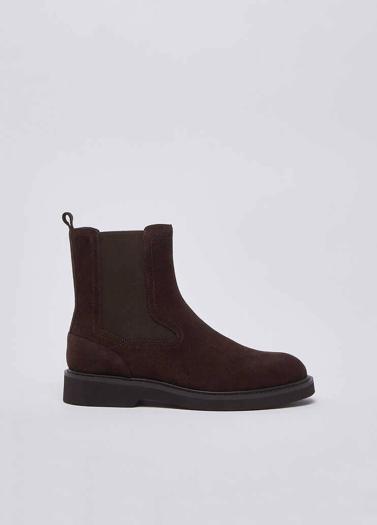 Beatles-style ankle boots in suede brown Liu Jo - medium