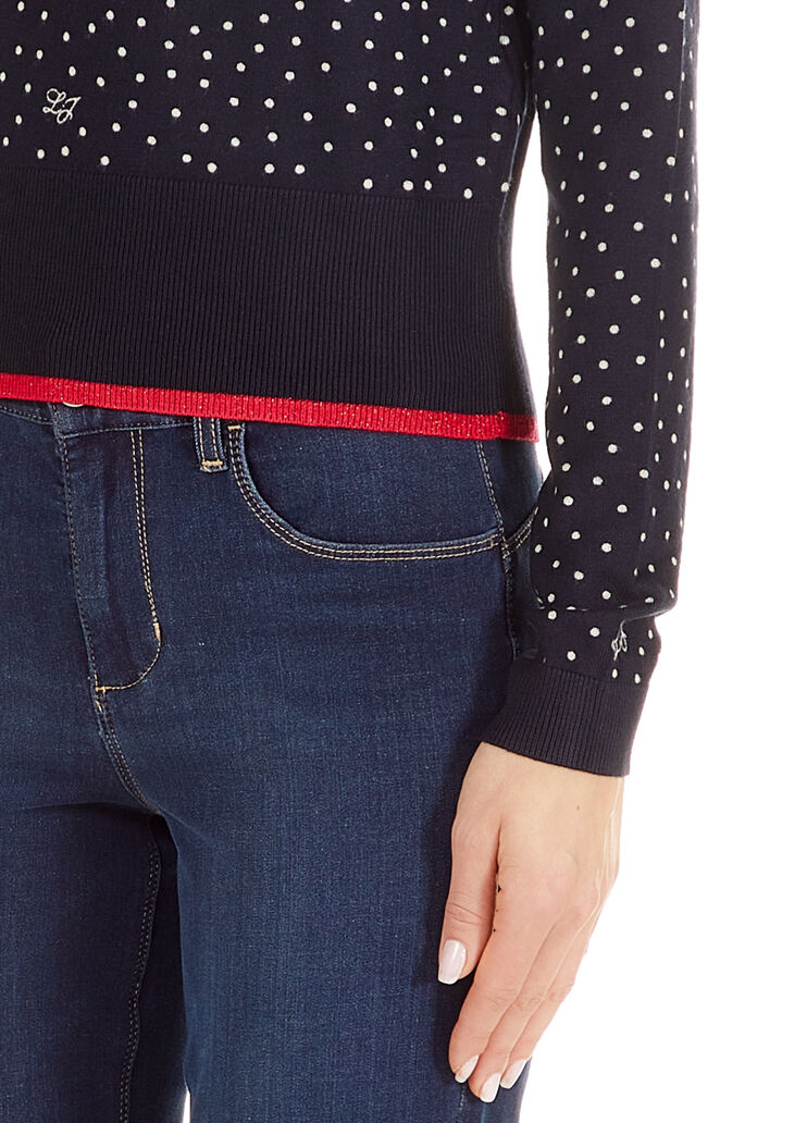 Polka dot jumper Blue polka-dot Liu Jo - large image number 2 Polka dot jumper Blue polka-dot Liu Jo - large image number 2
