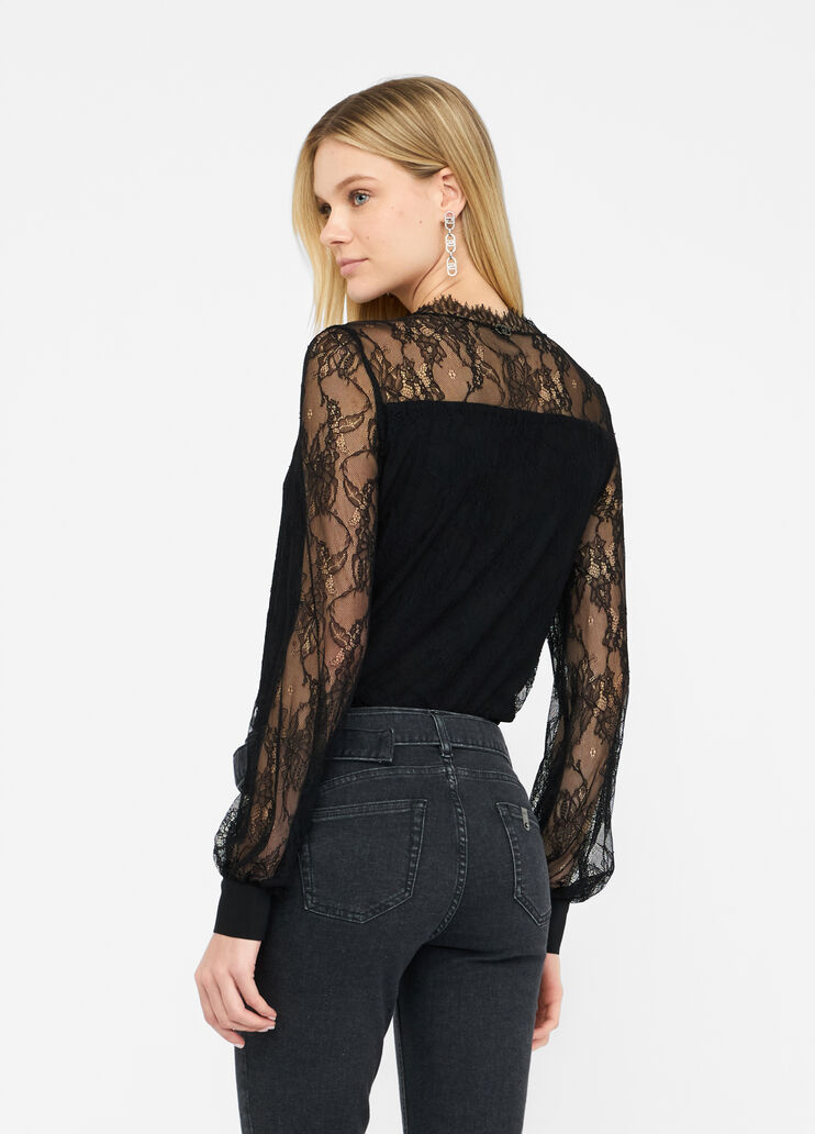 Lace body black Liu Jo - large image number 1 Lace body black Liu Jo - large image number 1