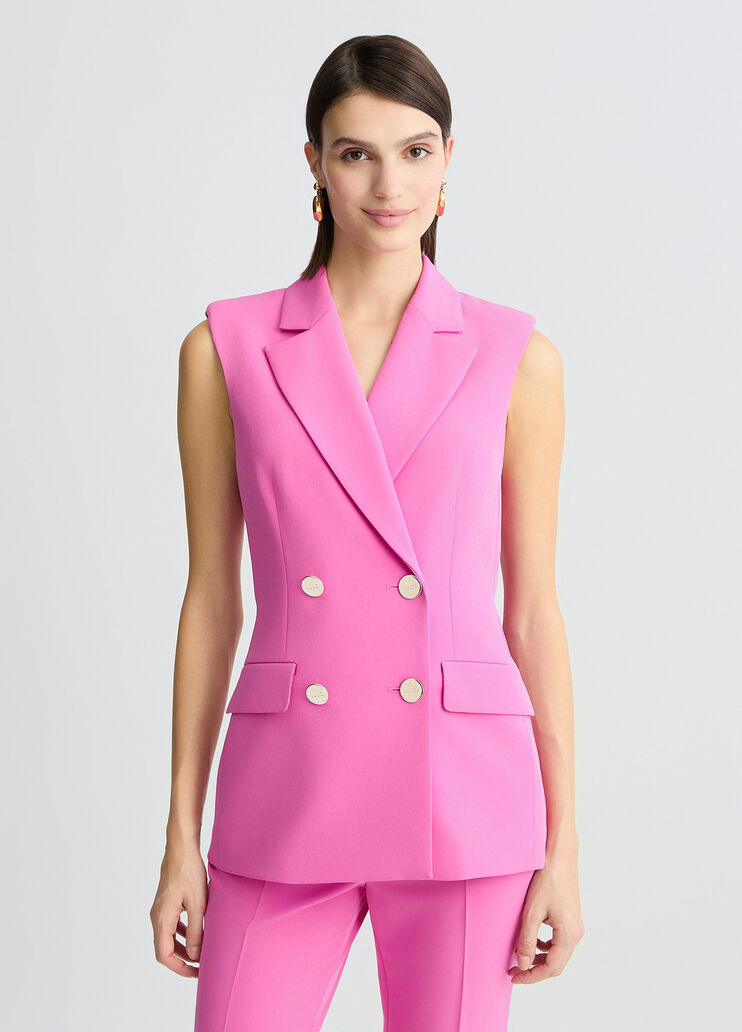 Double-breasted waistcoat pink Liu Jo - medium Double-breasted waistcoat pink Liu Jo - medium