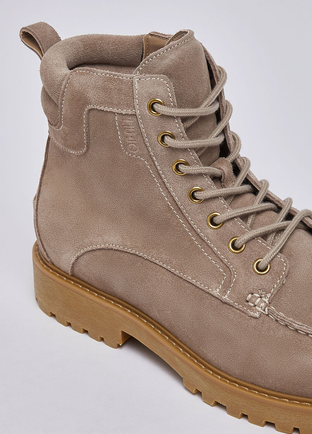 Ankle boots in suede dove grey Liu Jo - large image number 6