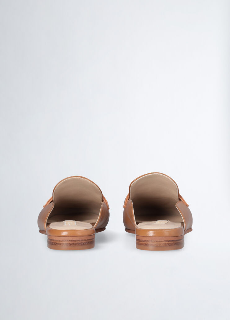 Leather slippers with logo brown Liu Jo - large image number 6 Leather slippers with logo brown Liu Jo - large image number 6