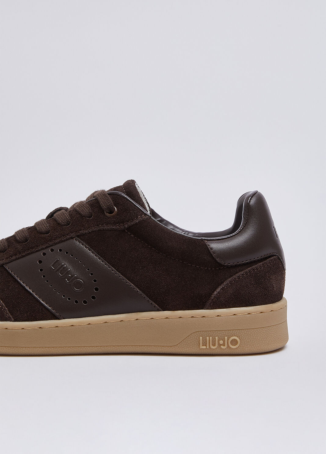 Herren-Sneaker aus Wildleder Dunkelbraun Liu Jo - large image number 5