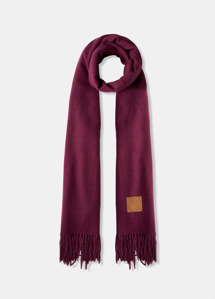 Stole with fringes red Liu Jo - medium