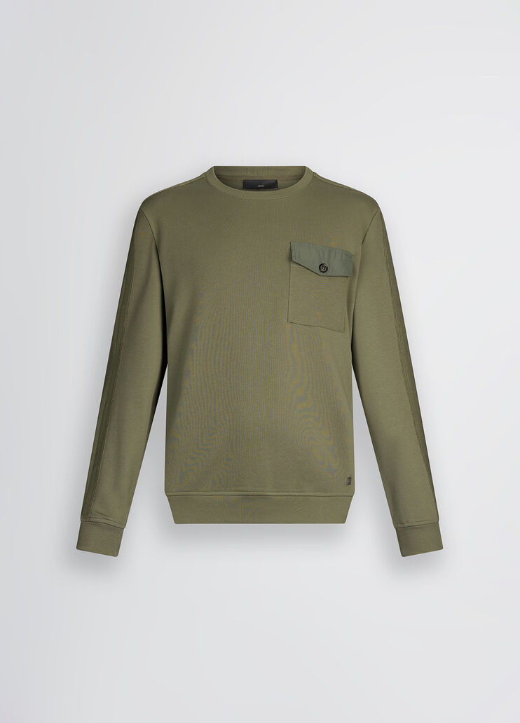 Green sweatshirt with pocket olive green Liu Jo - large image number 6 Green sweatshirt with pocket olive green Liu Jo - large image number 6