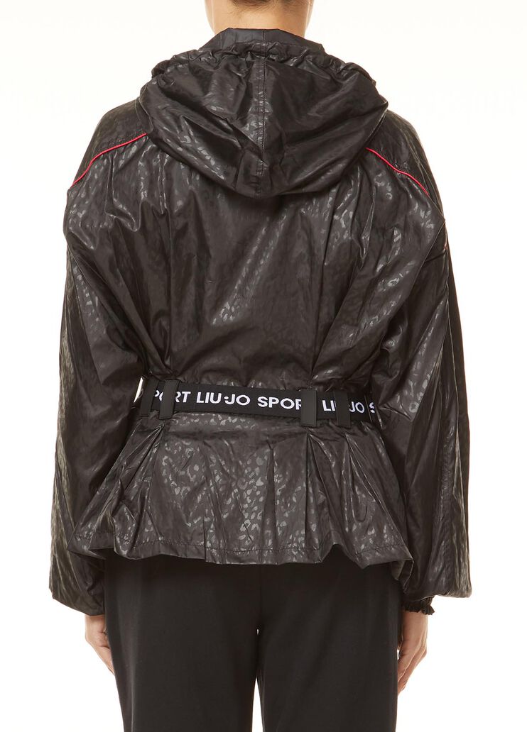 Hooded raincoat Dappled/Black Liu Jo - large image number 1 Hooded raincoat Dappled/Black Liu Jo - large image number 1