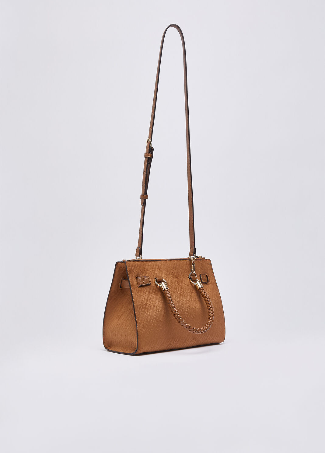 Sacoche petit format avec charm marron Liu Jo - large image number 1