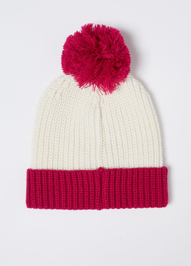 Strickmütze mit Bommel rosa Liu Jo - medium Strickmütze mit Bommel rosa Liu Jo - medium